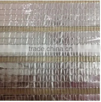 100% virgin raw material PET PE Aluminum nets with 3% UV resistent