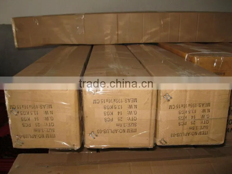 1.2m-5.4m Iron/Aluminum 1-3 sections Manufacturers Iron Extension Poles