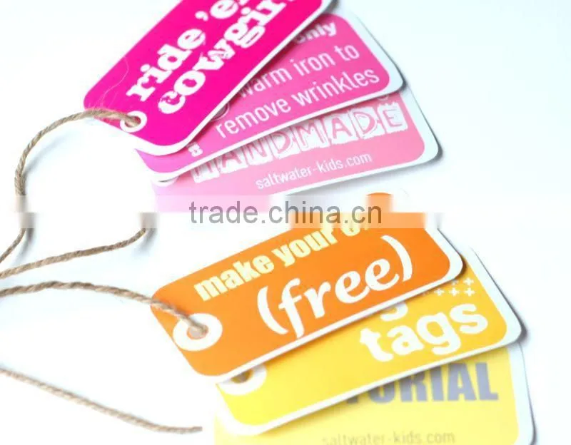 recycled paper hang tag