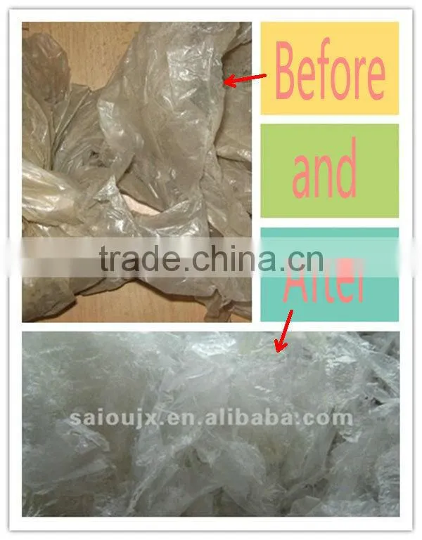 waste PP PE cost plastic recycling machine