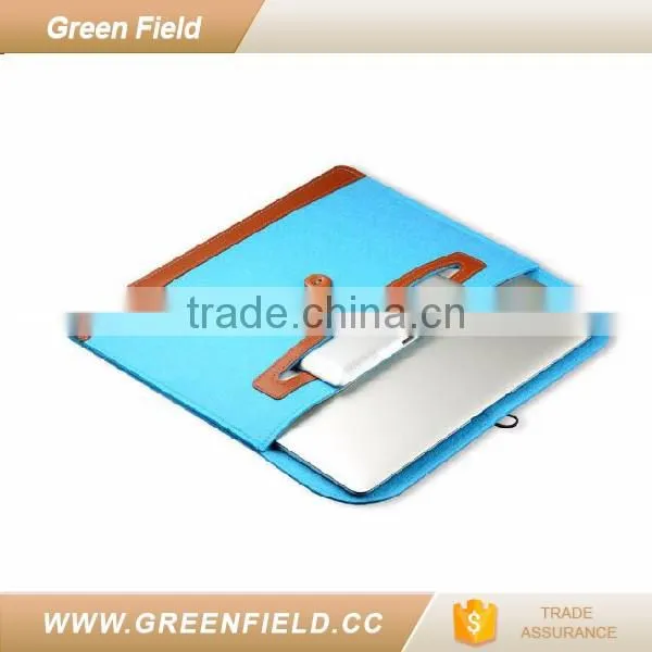 Green Field 13.5 laptop sleeve case eco-friendly felt 2017