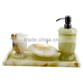 NATURAL COLOR Luxury colorful Free Sample for Natural ONYX BATHROOM ACCESSORIES COLLECTION
