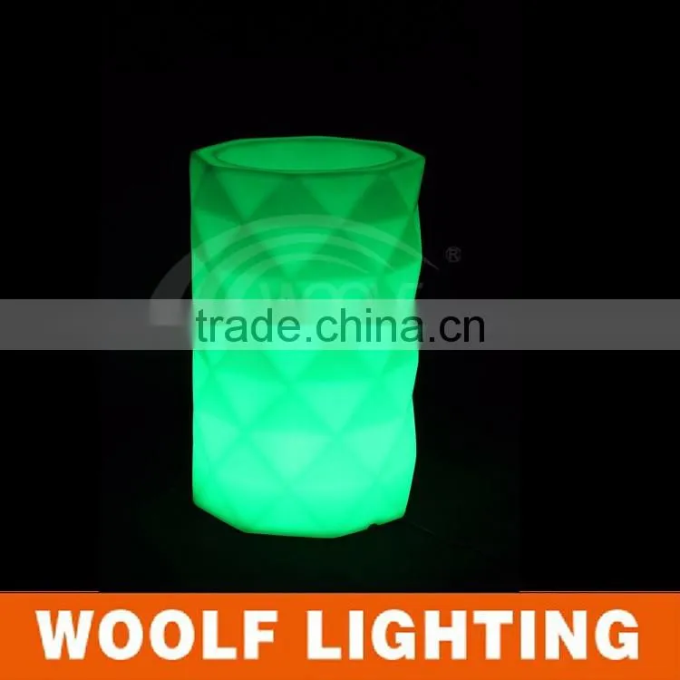 Cheap Waterproof Outdoor Glow LED Flower Pot