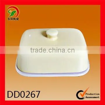 Factory direct wholesale ceramic tureen butter dish