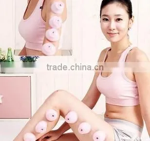 Traditional Chinese Silicone Vacuum Cup / Vacuum Massage Silicone Cups