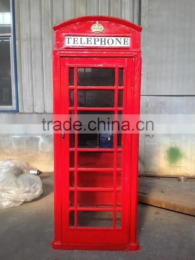 London Ornamental Antique Steel Telephone Booth