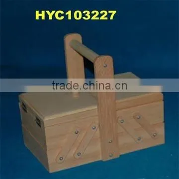 Wooden Sewing Box