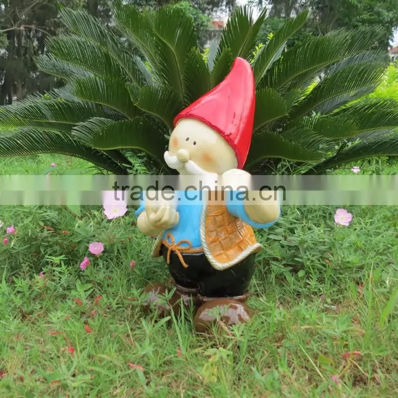 outdoor garden decoration resin craft fiberglass Santa Claus statue