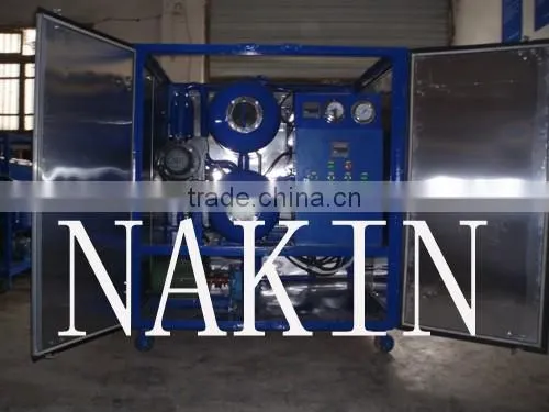 High Quality Nakin ZYD Vacuum Oil Filter Machine
