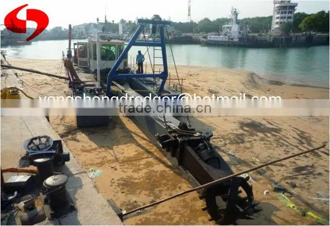 electric&hydraulic sea sand dredger