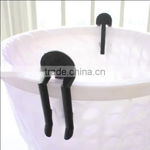 DIY Utility 2Pcs Garbage Can Waste Bin Trash Can Bag Clip Holder