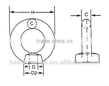 Stainless Steel Lifting Eye Nut