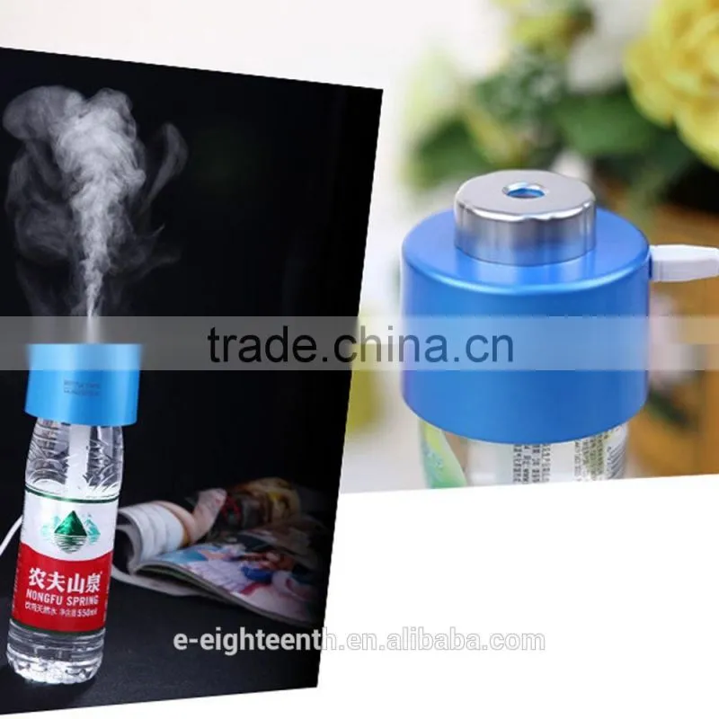 2017 USB Mini Mineral water bottle cap (without bottle) Portable Small air humidifier