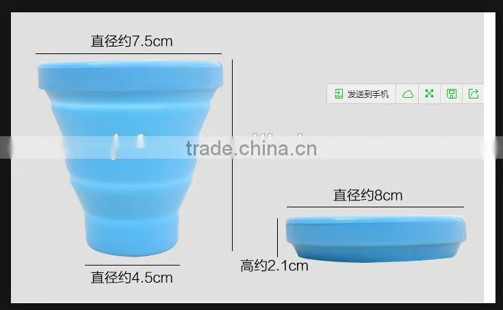 Portable telescopic cup, outdoor sports cup, household cup simplicity