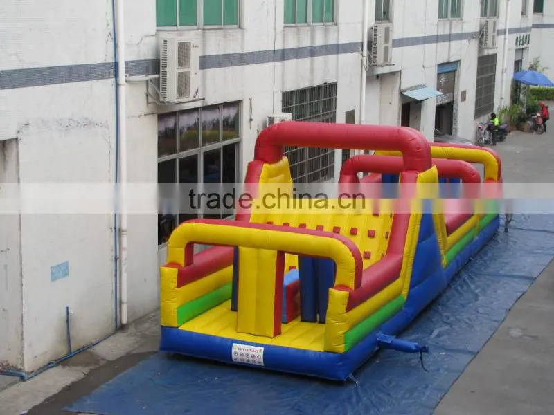 Customized boot camp inflatable obstacle course cheap on sale