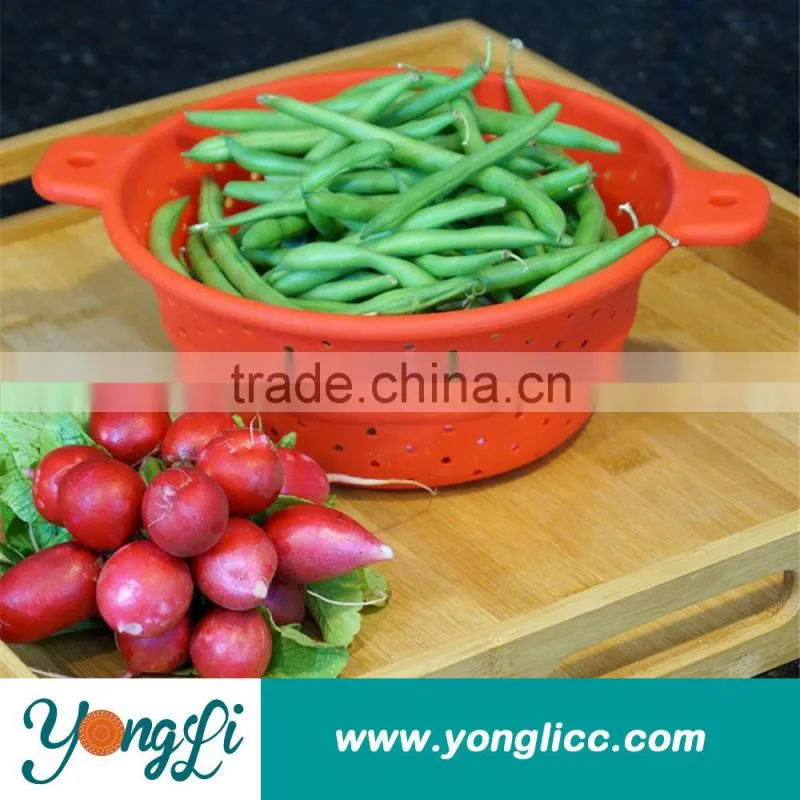 Novelties Wholesale China Dailylife Kitchenware Silicone Fruit Wicker Basket