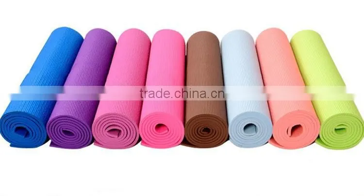 Wholesale ECO anti-slip PVC Yoga Mat For Fitness