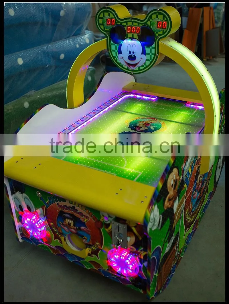 Popular children MINI colorful mouse air hockey games machine