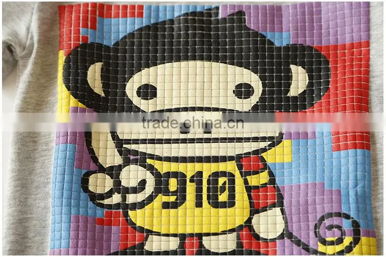 Wholesale cartoon print cotton T shirt for children