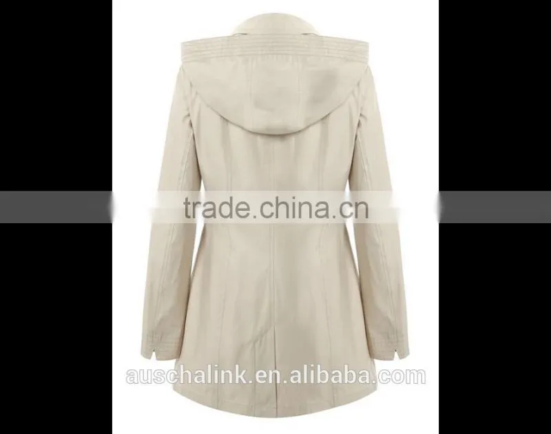 best selling ladies korean cotton hooded toggle jacket wholesale