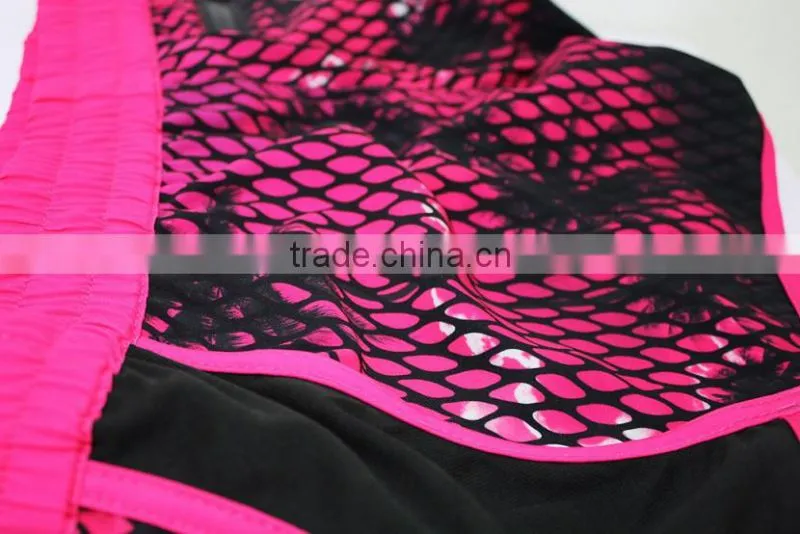 WHOLESALE WOMAN MMA SHORTS BLACK AND PINK