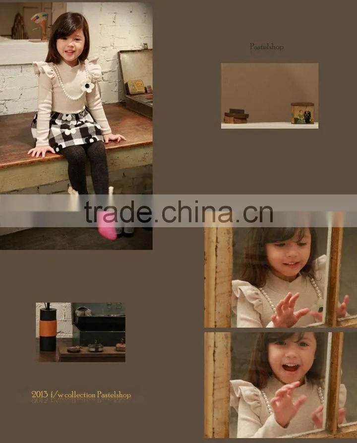 New Autumn Baby Girls Small Flower School Wear Dress Children's Autumn Dresses Kids Long Sleeve Casual Dresses