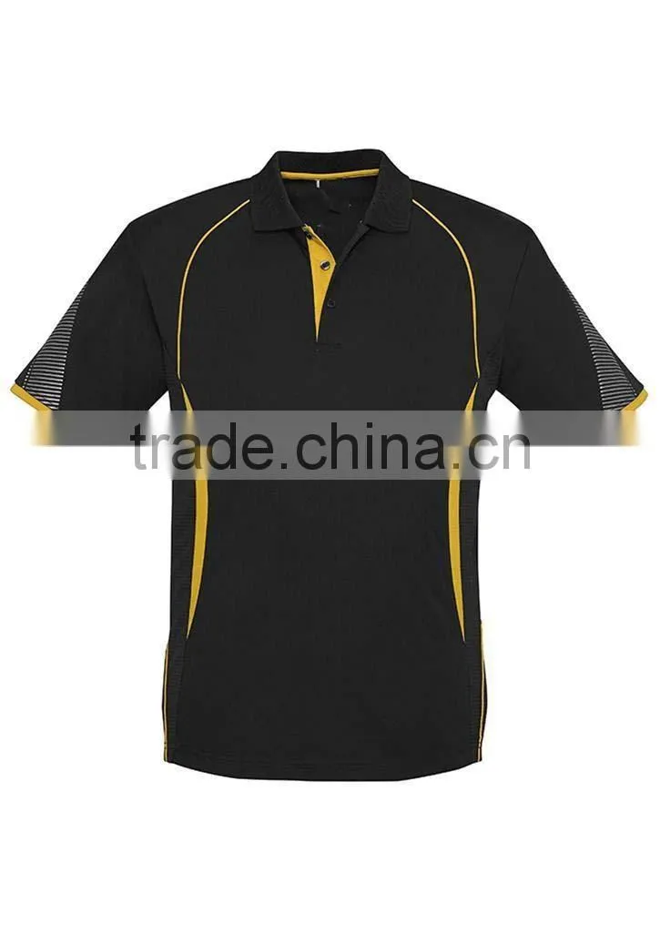 China supplier custom blank polo shirt sports gym wear running shirts mens dry fit 100%polyester contrast colors men polo shirts