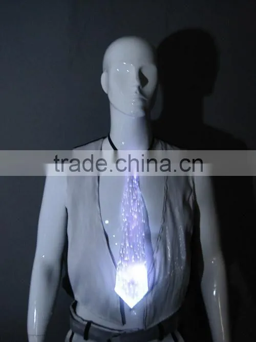 2014 Cheap wholesale luminous mens zipper neckties