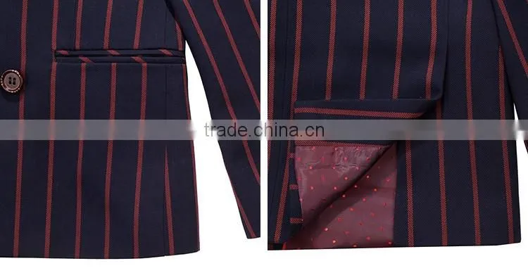 ELPA kids casual suits three pieces vertical stripped party suits for boys
