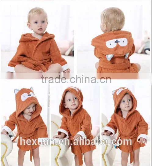 20designs you can choose Bathrobe Cartoon Baby Towel Character