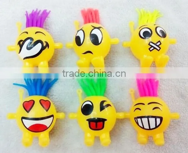 LED flashing ring TPR soft rings emoji rings