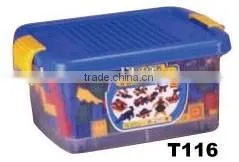 300pcs Wisdom PS building block with bucket set