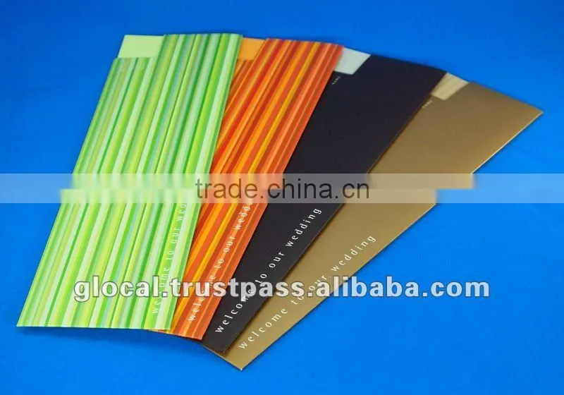 Japan Wedding Invitation Card 'NATURE ORANGE' STOCKLOT
