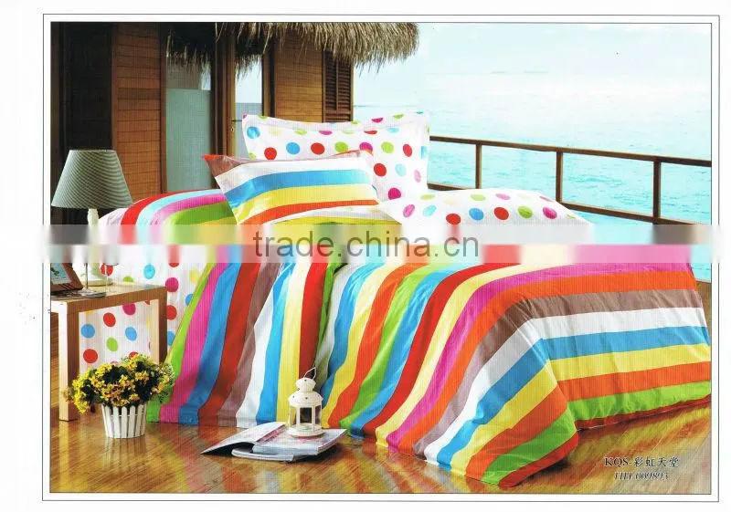 100% Cotton, C128x68, Percale Printed Twin Size Home Qult Cover