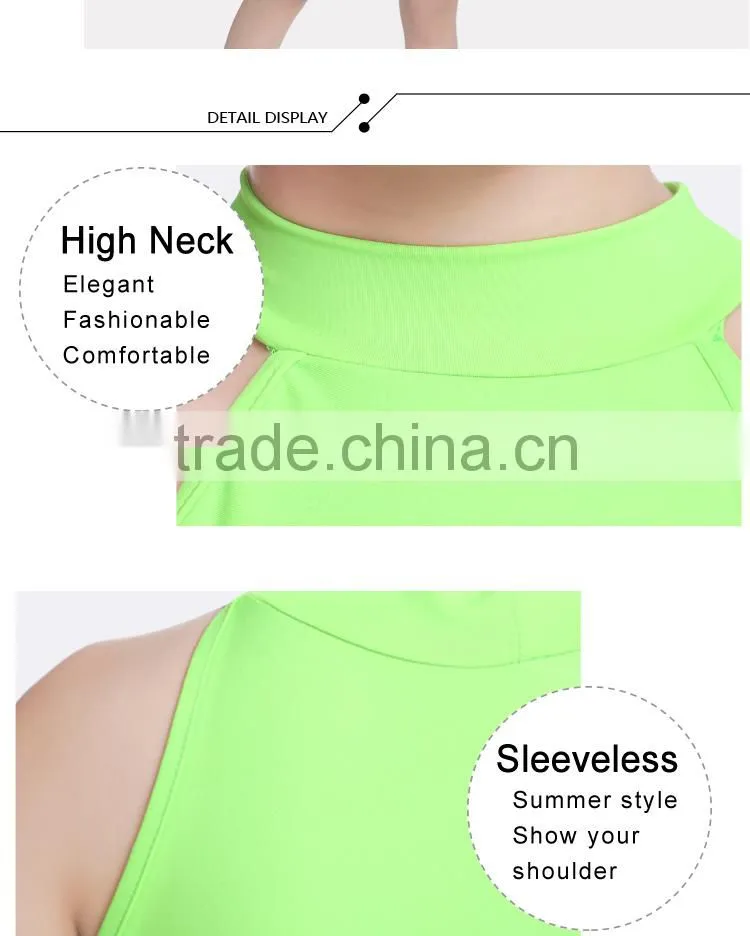 Summer Children's Latin Dance Dress Girls round neck Rumba Tango Sasa Samba ballroom performance costume