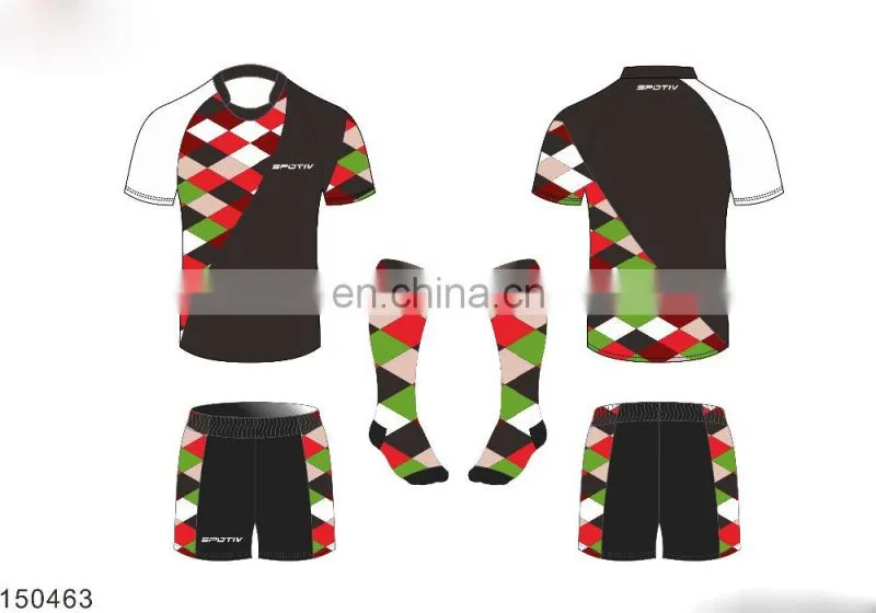 high quality wholesale team rugby jersey set