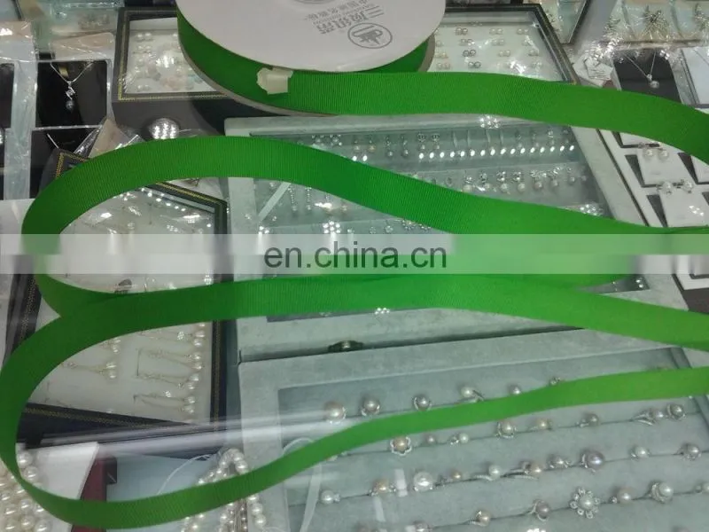 wholesale choice materials 3inch green grosgrain ribbon