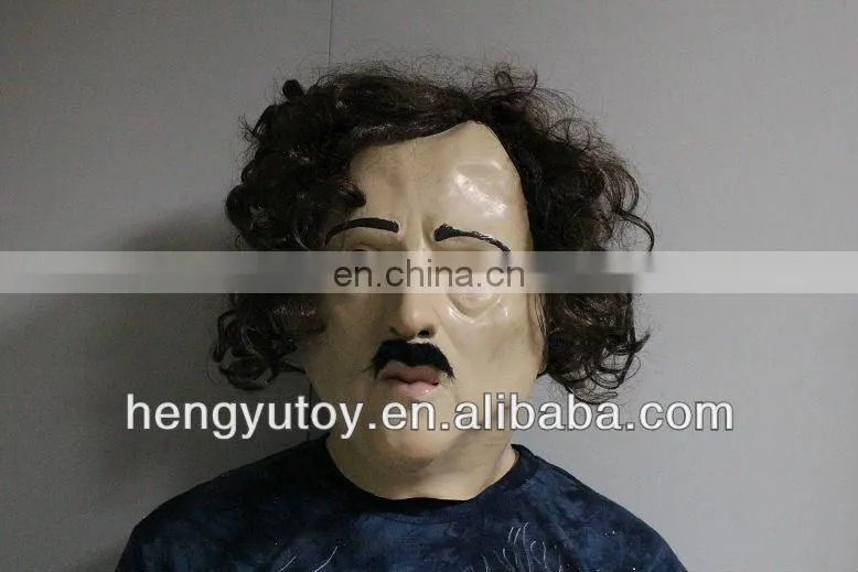 2013 Hot Selling Fashion Full Face Carnival Celebrations Party Costume Realisic Edgar Allan Poe Mask