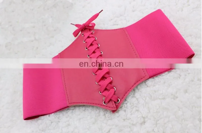 2017 new fashion women elastic buckle belt yiwu wholesale