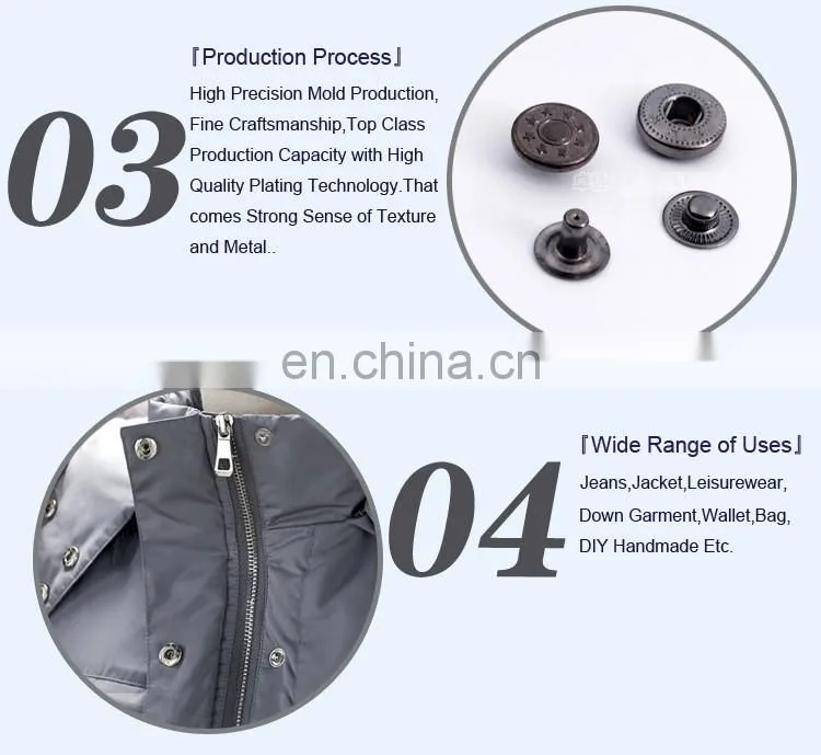 Snap Fasteners with Customized Logo BM10136