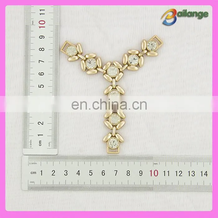 Fashional design wholesale shoe accessories ladies jeweled ornaments for shoes