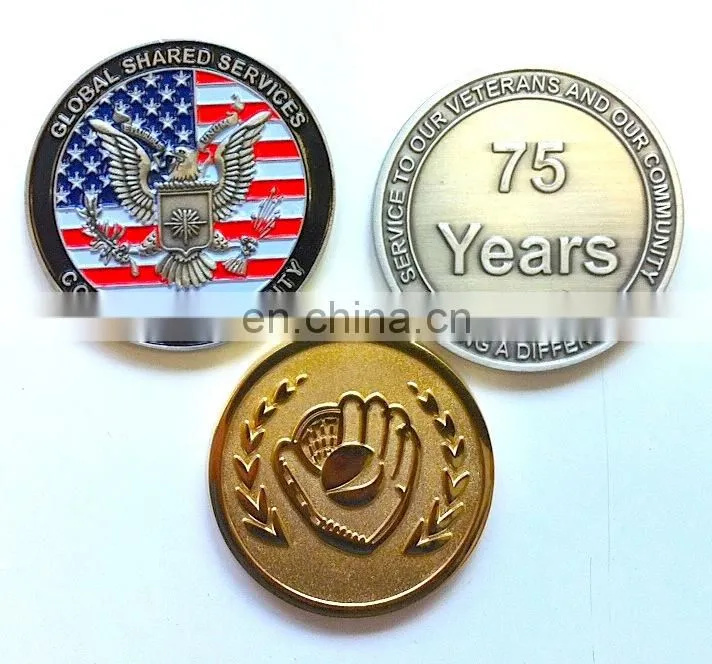 custom design coins/gold plated tungsten coin
