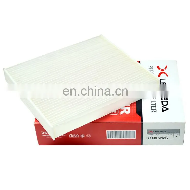 China wholesale vehicle cabin filter 87139-0N010 japanese usde car cabin filter 87139-30040