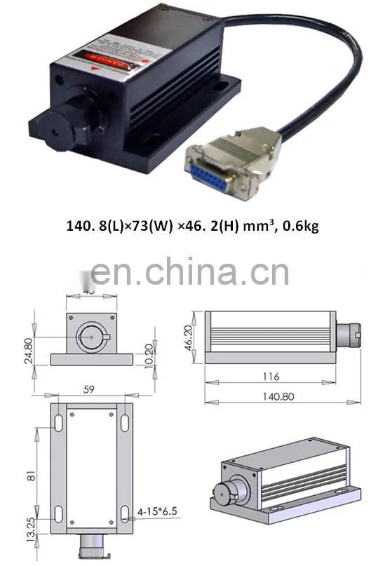 CNI 633nm 100mw Red Diode laser
