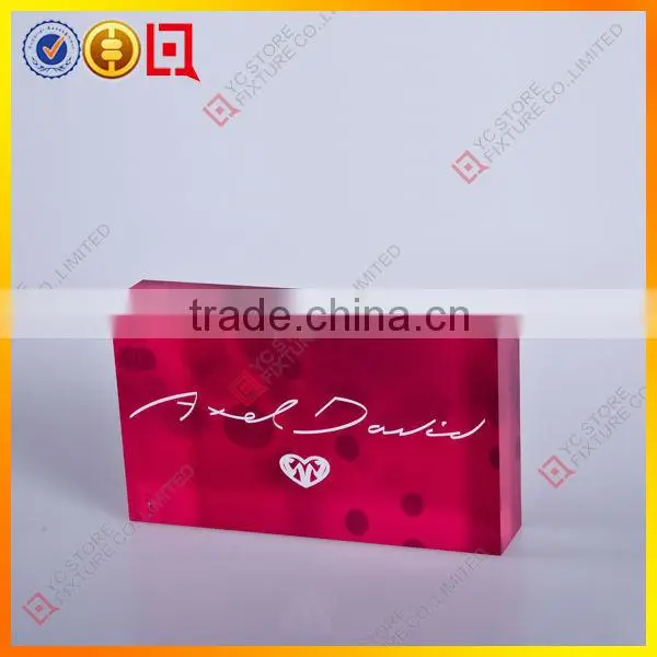 Characteristic nice lucite display acrylic channel letter sign