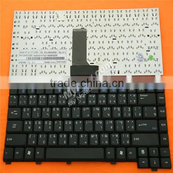 Original laptop keyboard for ASUS A3 A3L A3G A3000 BLACK Layout Thailand