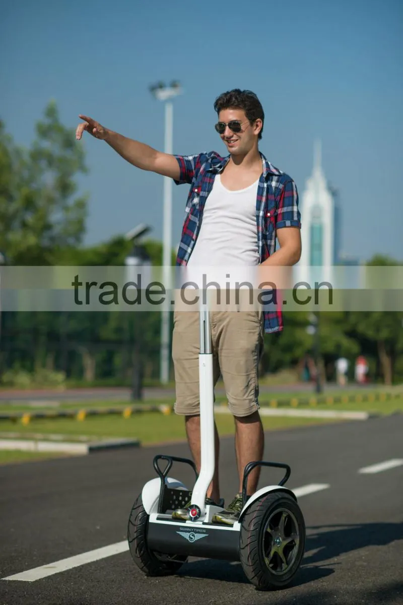 Sunnytimes 72V Li-ion battery city road two wheel gyro cheap electric self balancing scooter