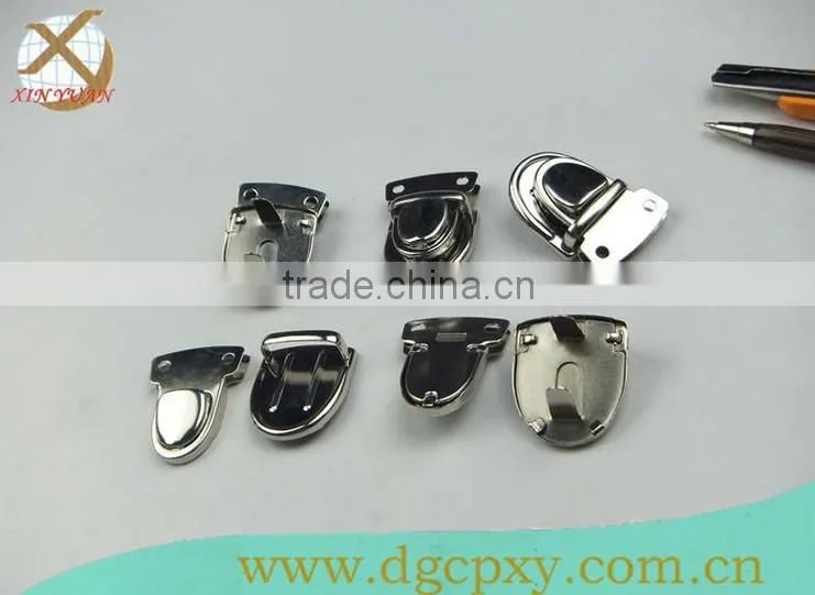 New! Wholesales Cheap metal silver snap lock for bags