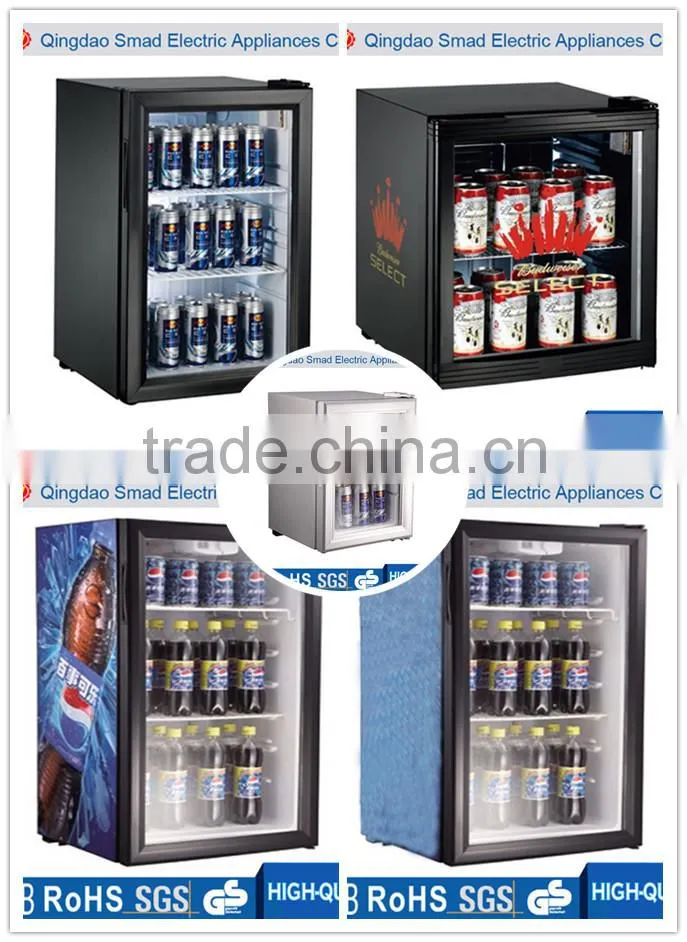 mini cooling showcase, counter top beverage cooler
