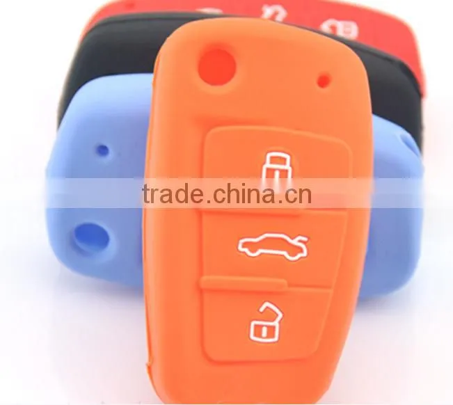 2016 High quality Cartoon Colorful Automative Silicone Car Key